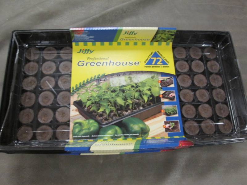 lot 222 image: Lot of 4 Jiffy Professional Greenho...