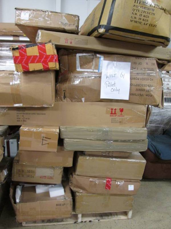 lot 226 image: Pallet of Furniture Damaged or Mis...