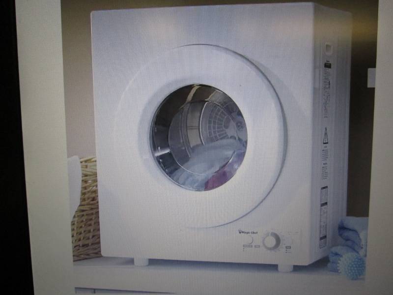 lot 245 image: Magic Chef 2.6 cu ft Compact Dryer ...