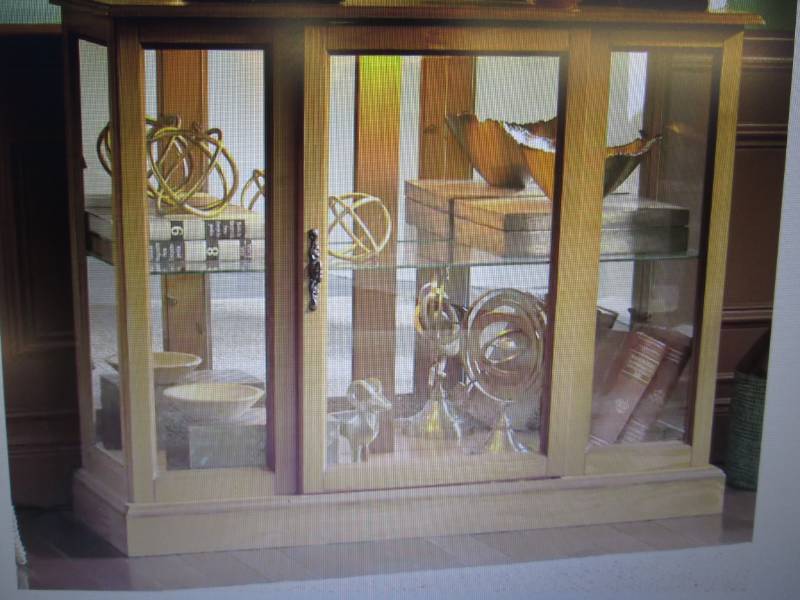 lot 251 image: Felicity Lighted Curio open box Ret...
