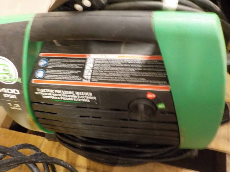 lot 36 image: 1400 PSI Electric Pressure Washer...