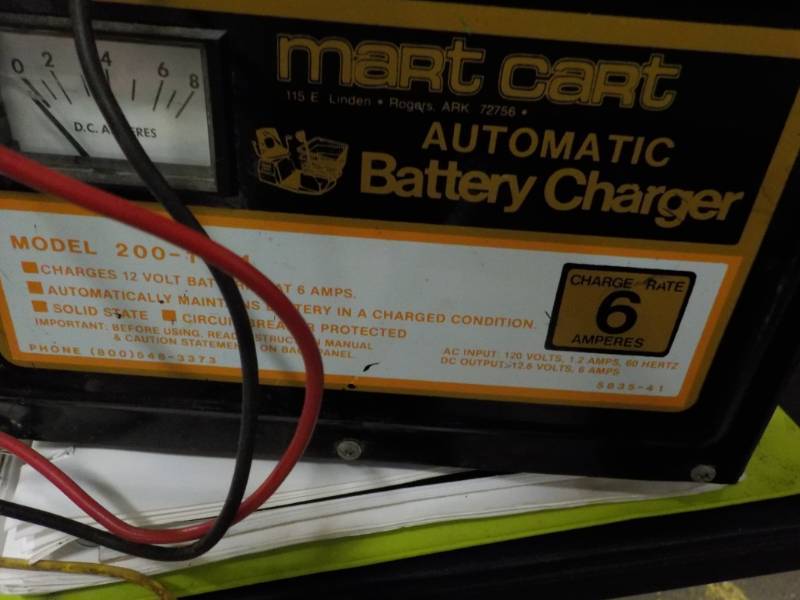 lot 65 image: Mart Cart Battery Charger...