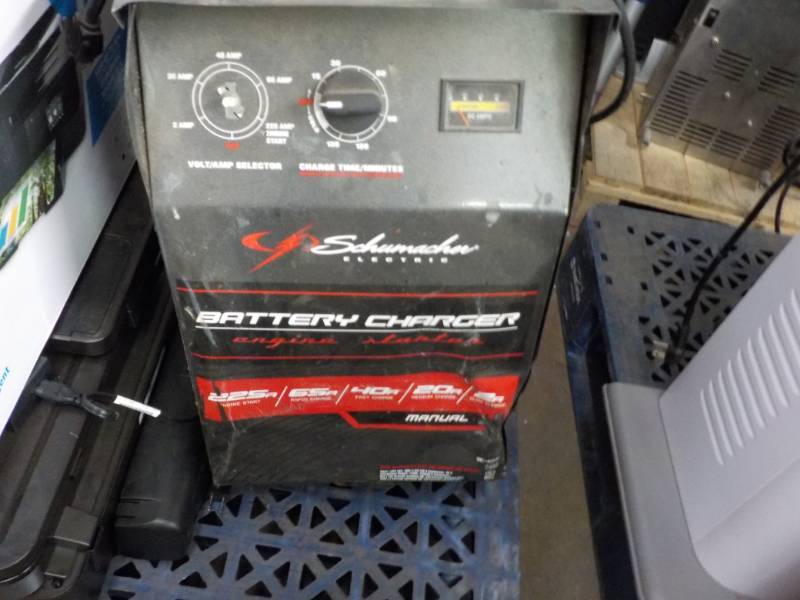 lot 91 image: Schumacher Battery Charger - dented...