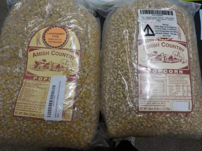 lot 112 image: 2 - 6 lbs. Amish Popcorn ...