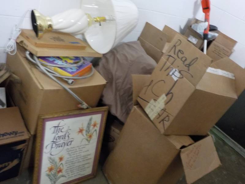 lot 133 image: Corner of unclaimed Items...