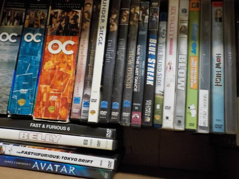 lot 167 image: DVDs and Cassettes...
