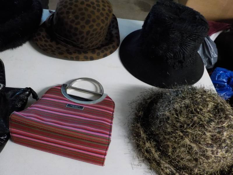 lot 178 image: Womens Hats, Purses, and Shoes and...