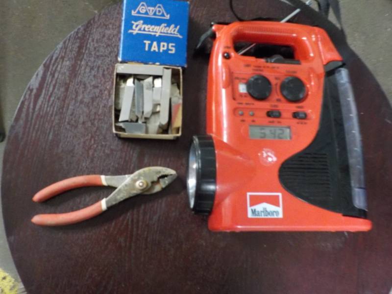 lot 179 image: Greenfield Taps, Pliers, and Marlbo...