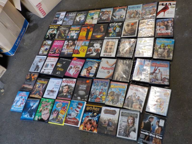 lot 228 image: 54 DVDs...