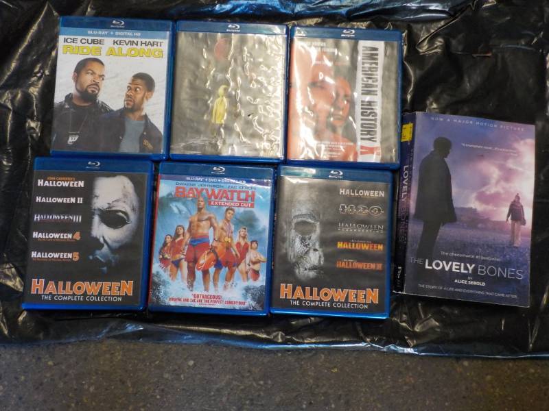 lot 230 image: 6 Blu Ray DVDs and a book...