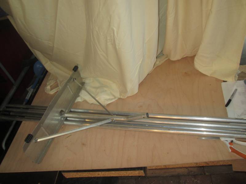lot 23 image: Roof rake with 3 extension poles...
