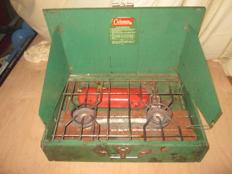lot 53 image: Metal camp stove...
