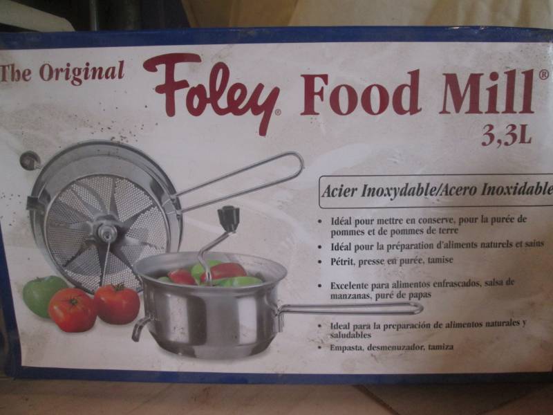 lot 55 image: New Foley food mill chopper for can...