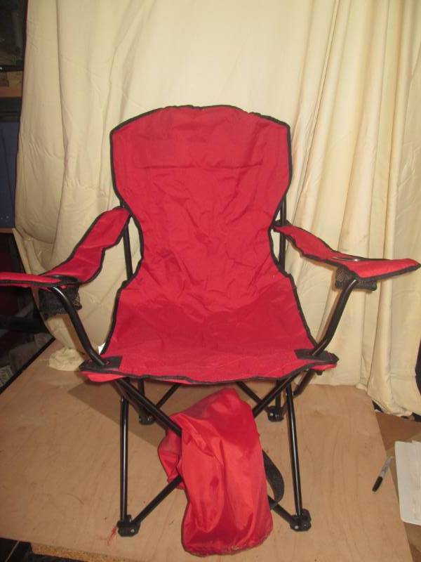 lot 58 image: Folding camp chair with bag...