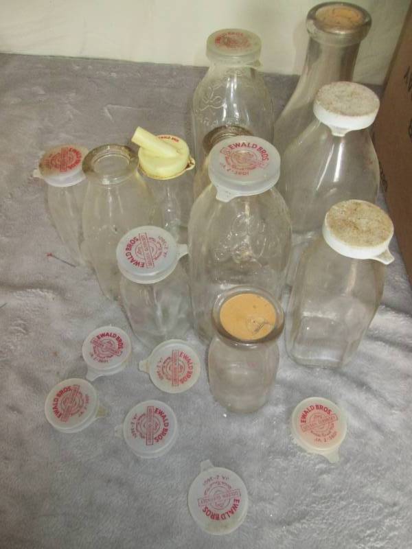lot 179 image: Lot of milk bottles...