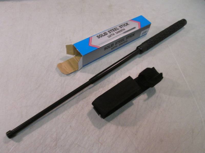 lot 53 image: 26 Telescoping Baton with Sheath N...