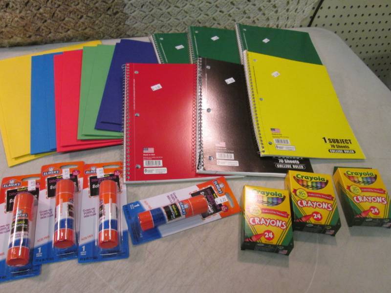 lot 65 image: Lot of School Supplies Folders Note...