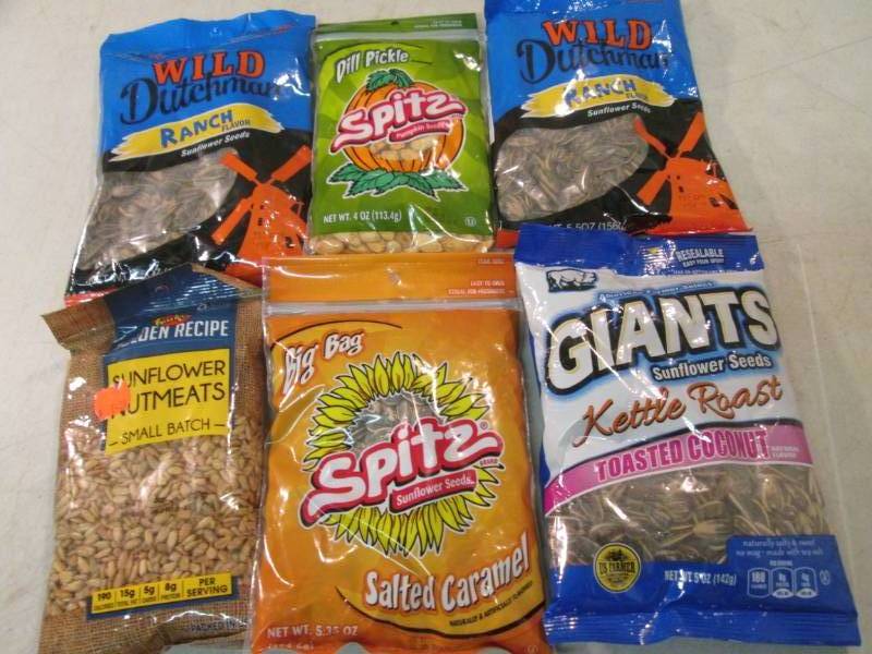lot 75 image: Assorted Bags of Sunflower Seeds Et...