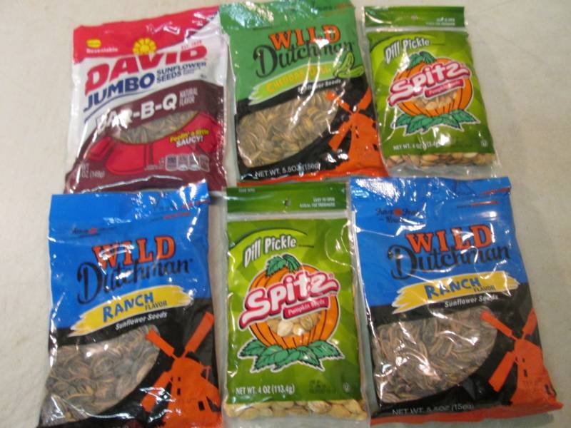 lot 76 image: Assorted Bags of Sunflower Seeds Et...