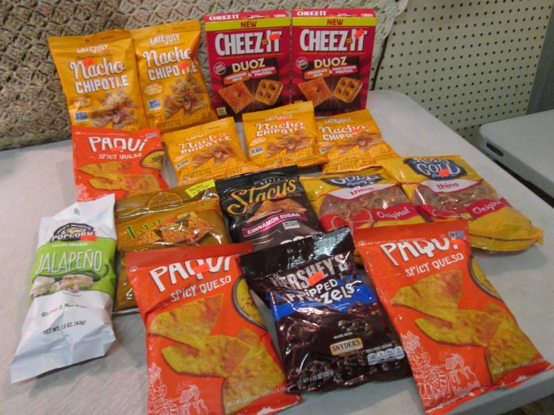 lot 79 image: Assorted Chips and Crackers  EC2...