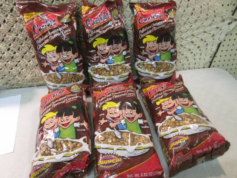 lot 80 image: 6 Bags of Puffed and Sweetened Whea...