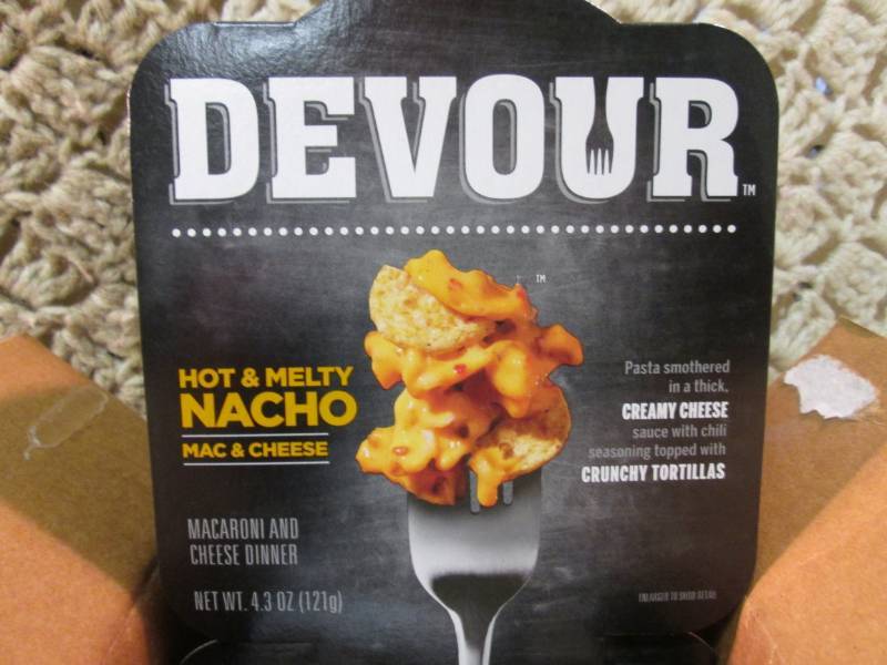 lot 123 image: Case of 6 Devour Hot & Melty Nacho ...