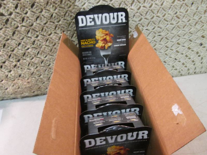 lot 124 image: Case of 6 Devour Hot & Melty Nacho ...