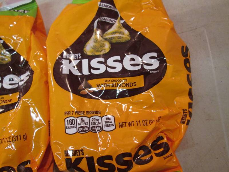 lot 147 image: 3 Bags of Hersheys Kisses with Almo...