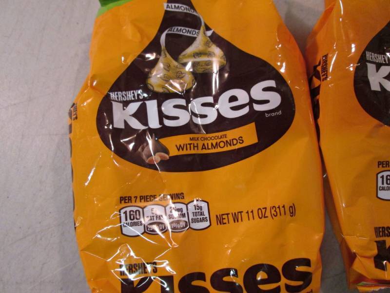 lot 148 image: 3 Bags of Hersheys Kisses with Almo...