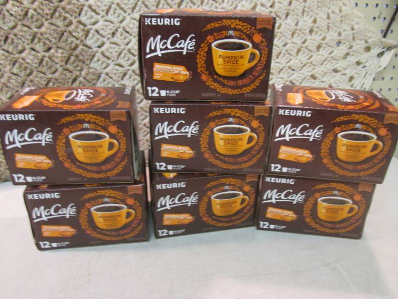 lot 157 image: 7 Boxes of Keurig McCafe Pumpkin Sp...