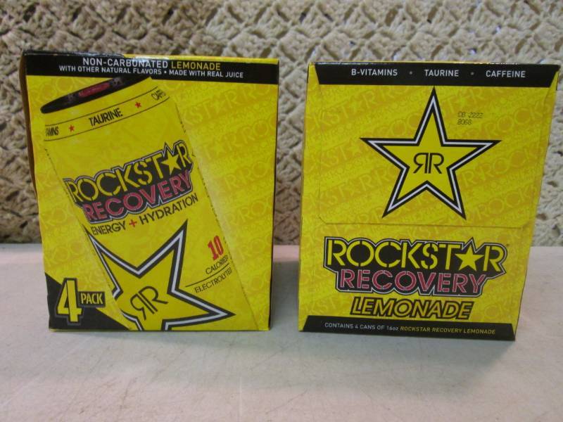 lot 181 image: 2 - 4-Packs of Rockstar Recovery Le...