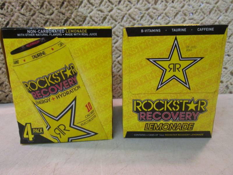 lot 182 image: 2 - 4-Packs of Rockstar Recovery Le...