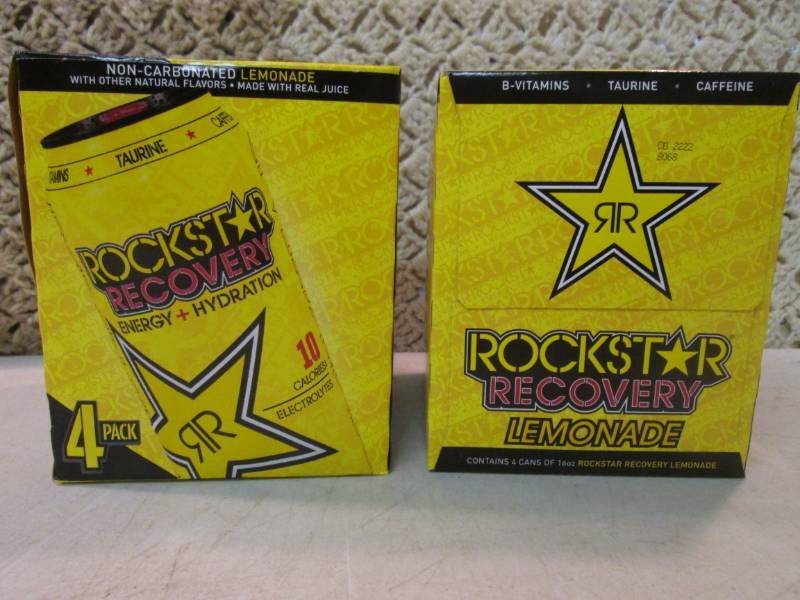 lot 183 image: 2 - 4-Packs of Rockstar Recovery Le...