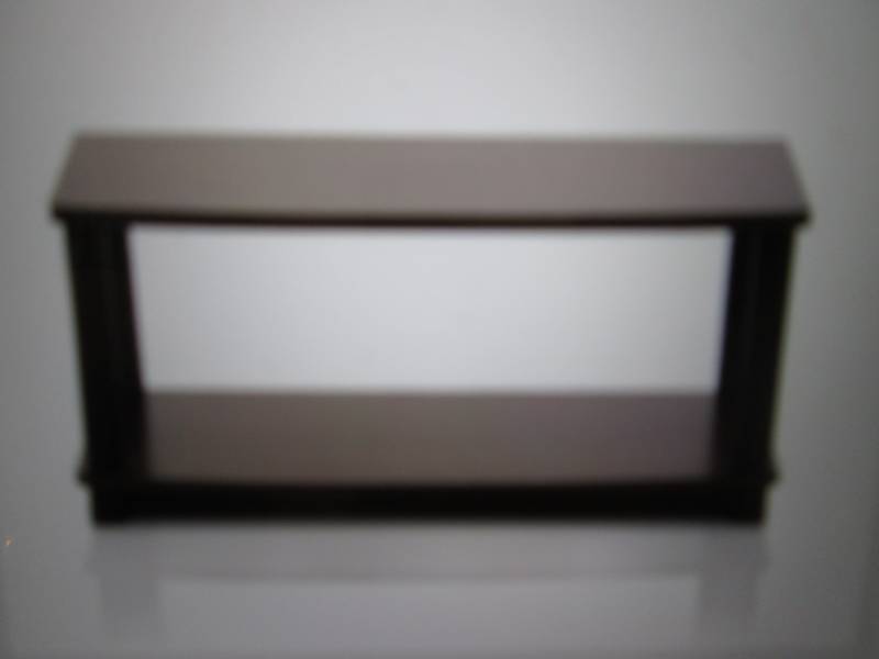 lot 257 image: Turn-N-Tube Dark Brown 2 Tier Swive...