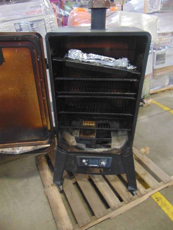 lot 346 image: Pit Boss 1250-Watt Black Electric Vertical Smoker (Common 41-in Actual 41-in) PBV4PS1