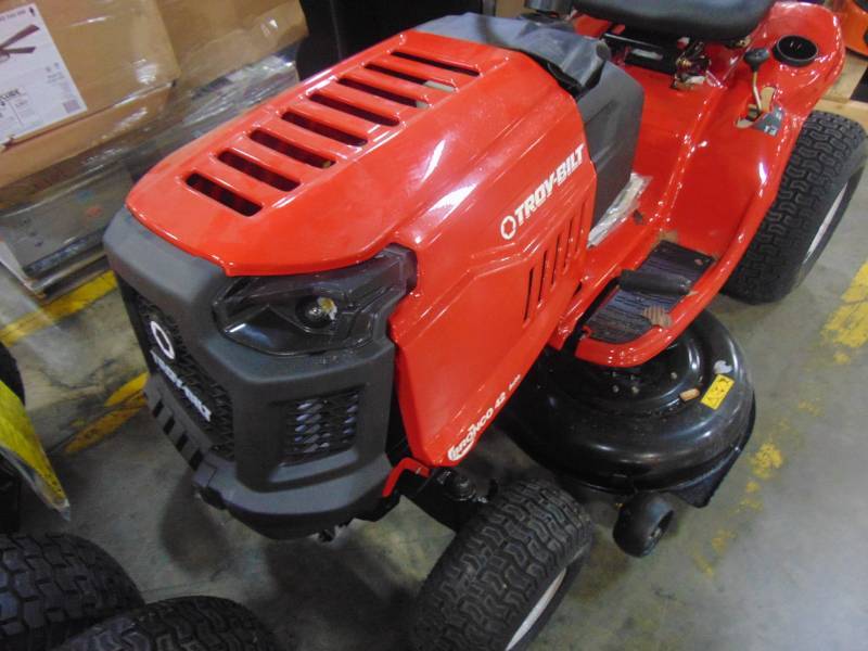 lot 351 image: Troy-bilt Bronco 42 in. 19 HP Automatic Drive Briggs & Stratton Gas Lawn Tractor Riding Mower with Mow in Reverse