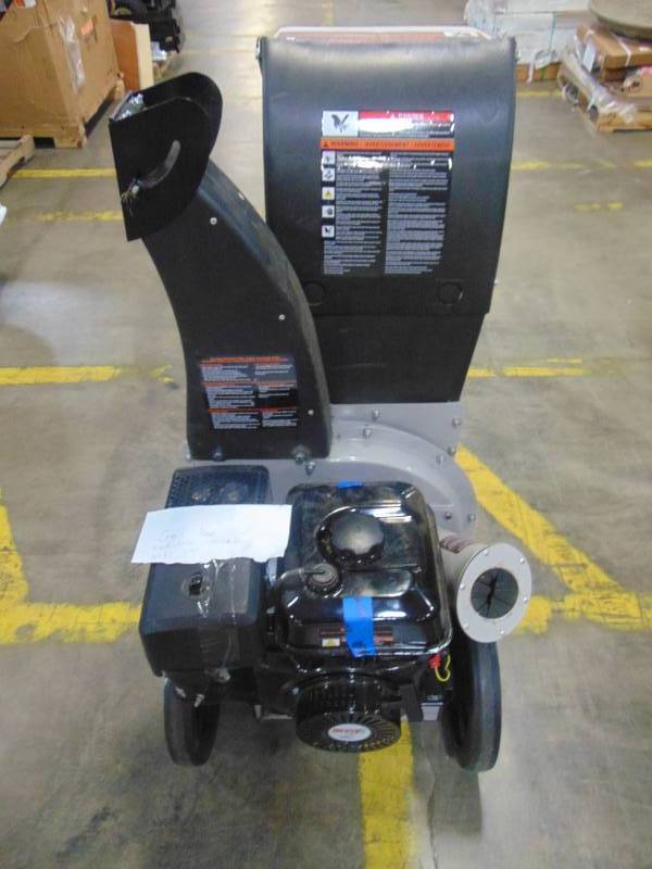lot 357 image: Brush Master 3 in. 11 HP Gas Powered Commercial-Duty Chipper Shredder CH8M17