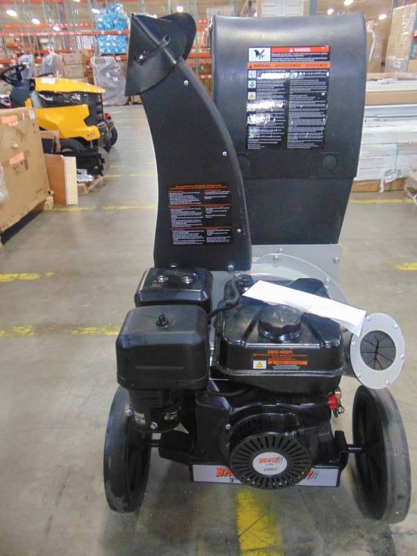lot 358 image: Brush Master 3 in. 11 HP Gas Powered Commercial-Duty Chipper Shredder CH8M17