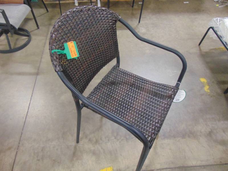lot 399 image: Garden Treasures Wicker Bar Stool Chair CB-15S069W-ST