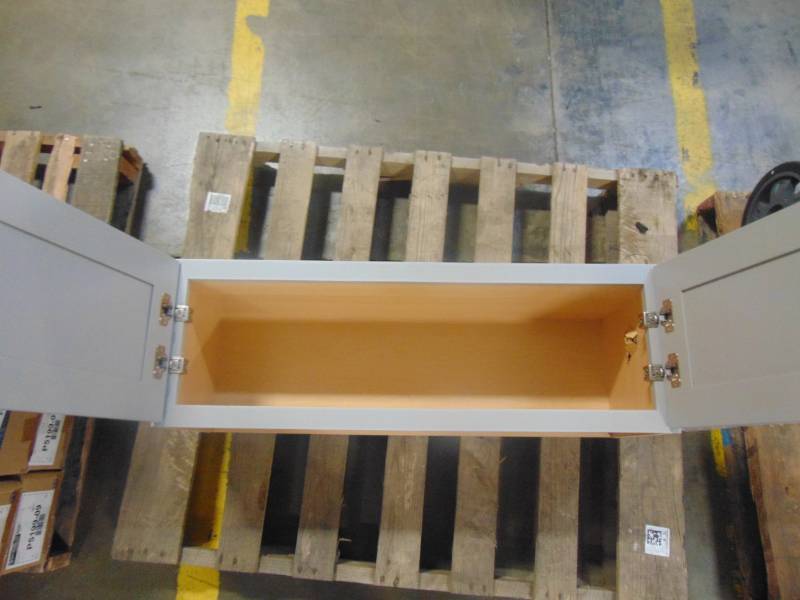Diamond NOW Wintucket 36-in W x 12-in H x 12-in D Truecolor Cloud Door Wall Stock Cabinet Diamond NOW Wintucket 36-in W x 12-in H x 12-in D Truecolor Cloud Door Wall Stock Cabinet