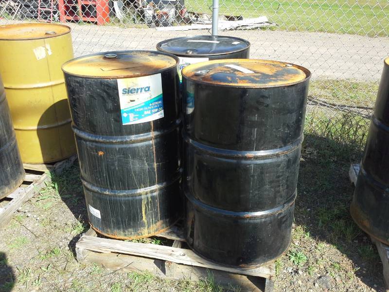 lot 5 image: Lot of (3) 55-Gallon Drums