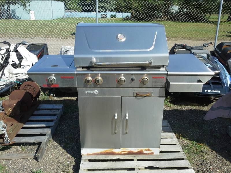 Centro Stainless Steel Routisserie 4 Burner Outdoor Gas Grill