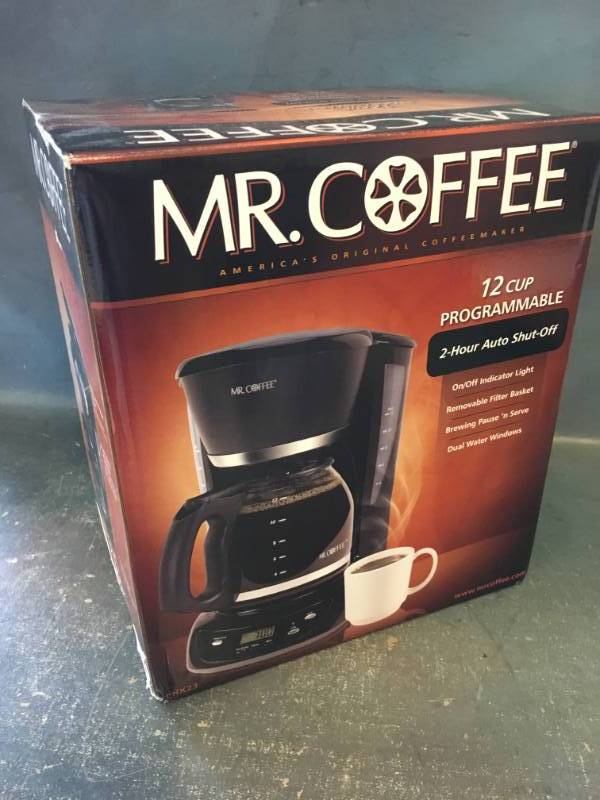 lot 28 image: Mr Coffee 12 Cup Programmable Coffee Maker