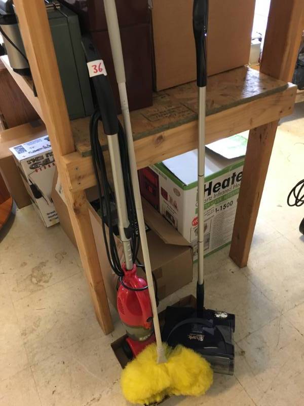 lot 36 image: Rechargeable Shark Sweeper and More
