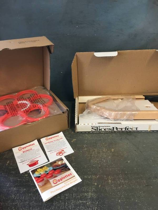 lot 46 image: Egglettes and Meat Slicer