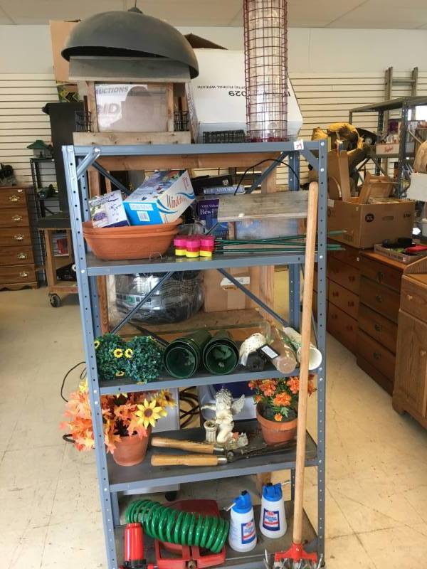 lot 79 image: Gardening & Shelf