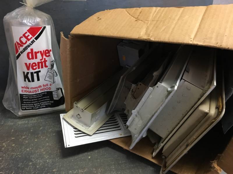 lot 151 image: Dryer Vent Kit and Floor Vents