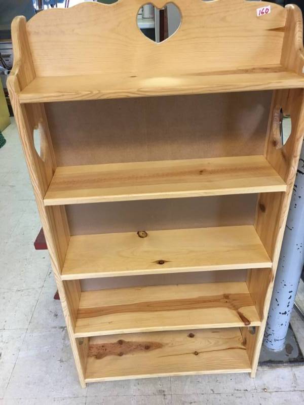 lot 160 image: Wooden Bookcase