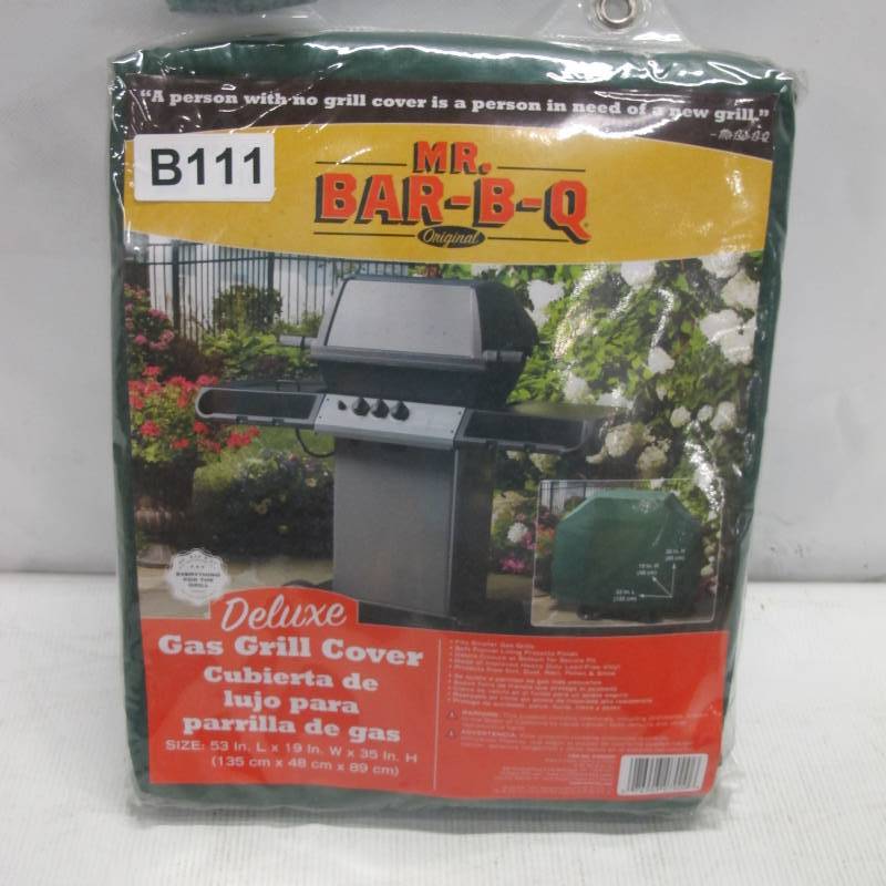 Mr. Bar-B-Q 07000YEF Deluxe Gas Grill Cover - Small - Green