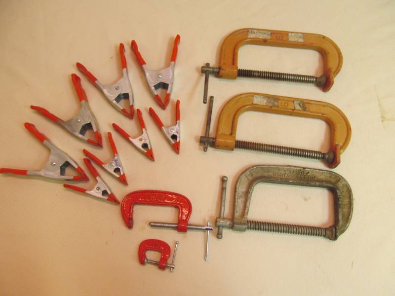 lot 30 image: Large Group of Clamps